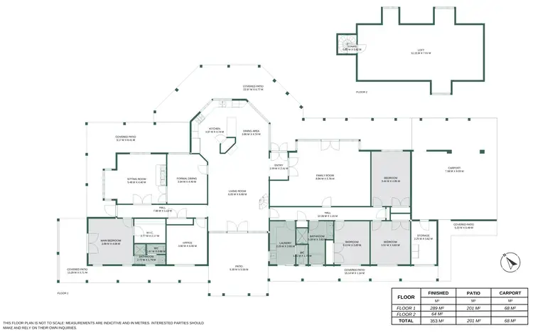 Floorplan of Homely rural property listing, 1362 & Lot 16 Ferguson Road, Ferguson WA 6236