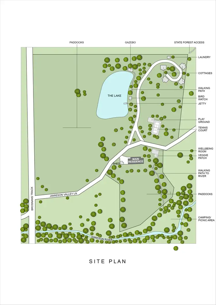 Floorplan of Homely other listing, 36 Jamieson Valley Lane, Jamieson VIC 3723