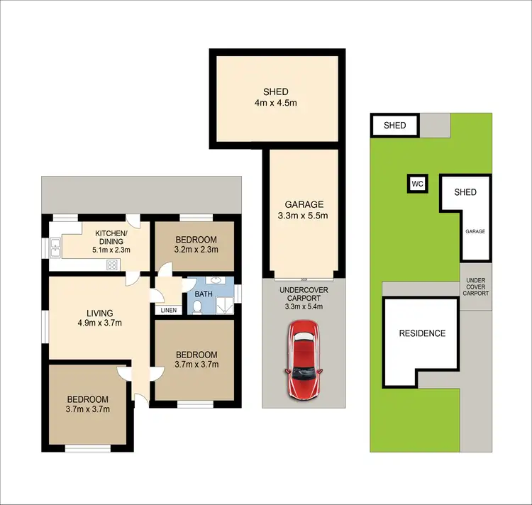 Floorplan of Homely house listing, 5 Premier Street, Canley Vale NSW 2166