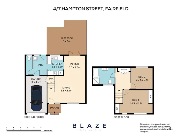 Floorplan of Homely villa listing, 4/7-9 Hampton Street, Fairfield NSW 2165
