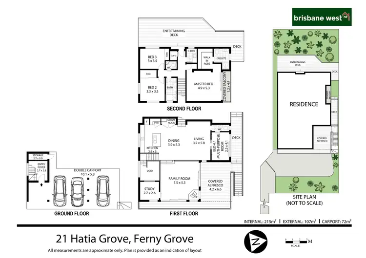 Floorplan of Homely house listing, 21 Hatia Grove, Ferny Grove QLD 4055