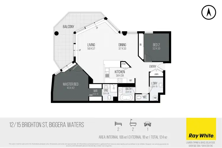 Floorplan of Homely house listing, 12/15 Brighton Street, Biggera Waters QLD 4216
