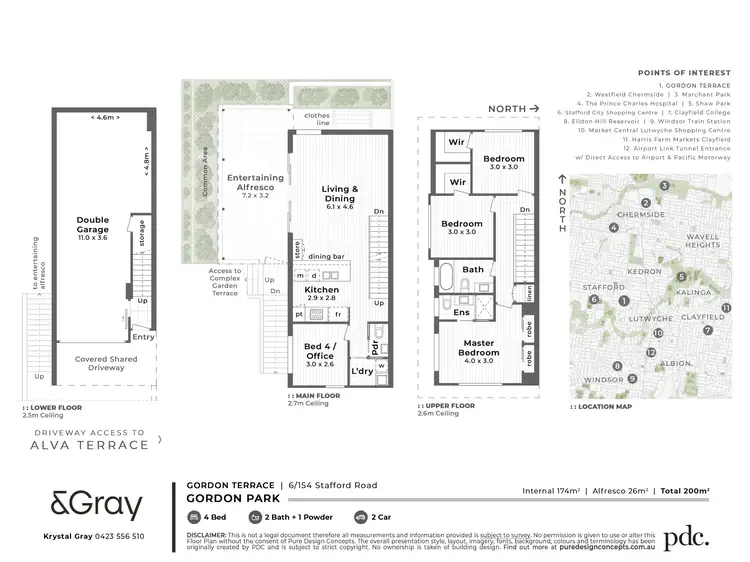 Floorplan of Homely townhouse listing, 6/154 Stafford Road, Gordon Park QLD 4031