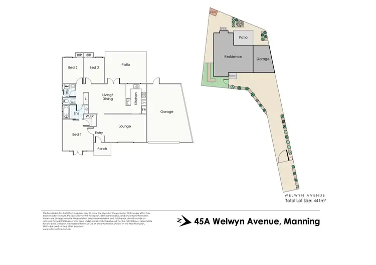 Floorplan of Homely house listing, 45a Welwyn Avenue, Manning WA 6152