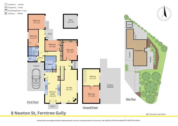 Floorplan of Homely house listing, 8 Newton Street, Ferntree Gully VIC 3156