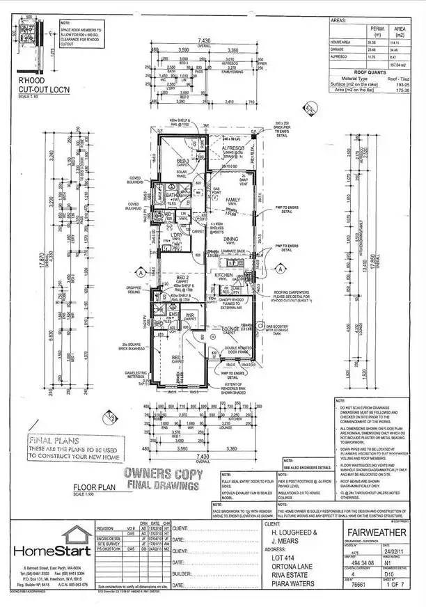 Floorplan of Homely house listing, 6 Terracina Parkway, Piara Waters WA 6112