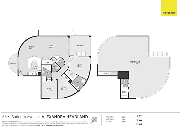 Floorplan of Homely unit listing, 6/29 Buderim Avenue, Mooloolaba QLD 4557