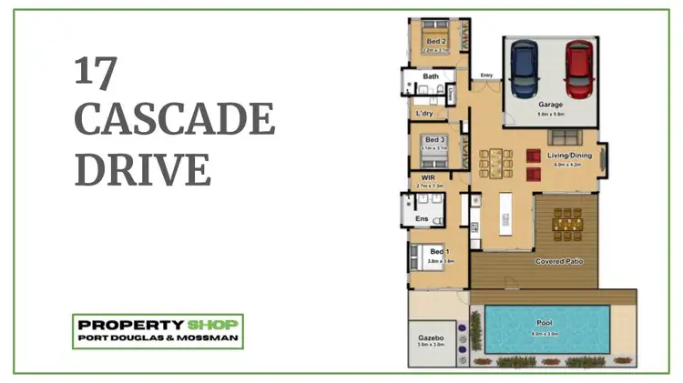 Floorplan of Homely house listing, 17 Cascade Drive, Port Douglas QLD 4877