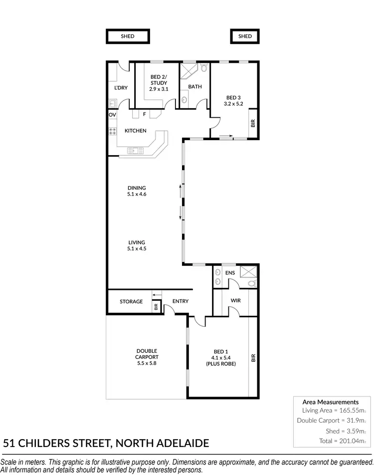 Floorplan of Homely house listing, 51 Childers Street, North Adelaide SA 5006