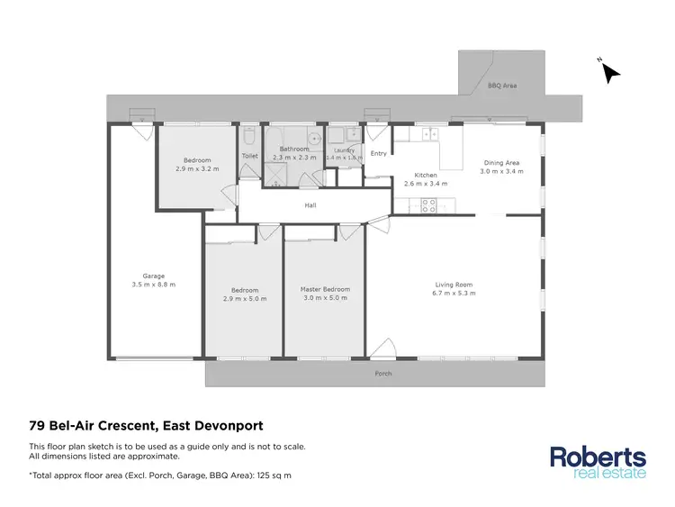 Floorplan of Homely house listing, 79 Bel-Air Crescent, East Devonport TAS 7310