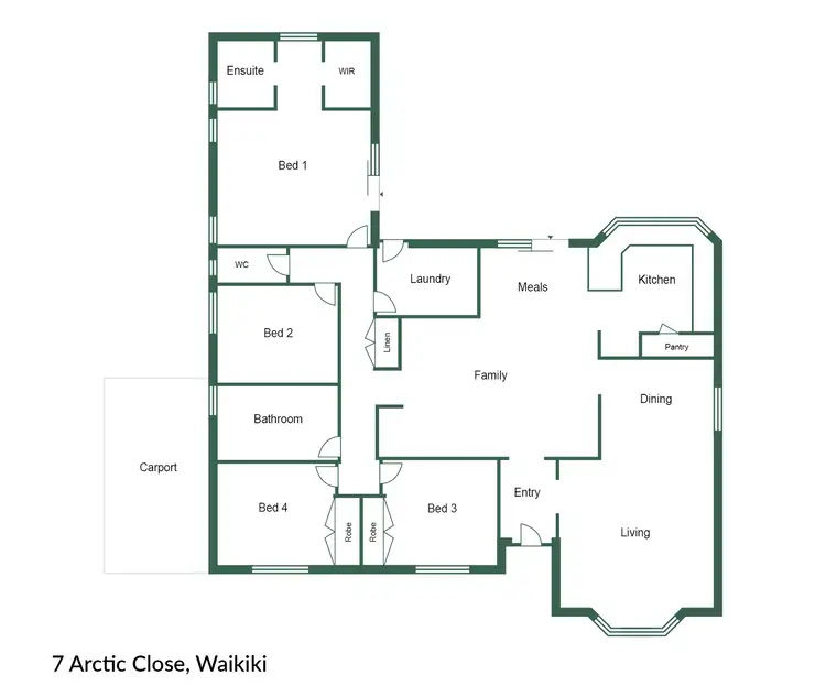 Floorplan of Homely house listing, 7 Arctic Close, Waikiki WA 6169