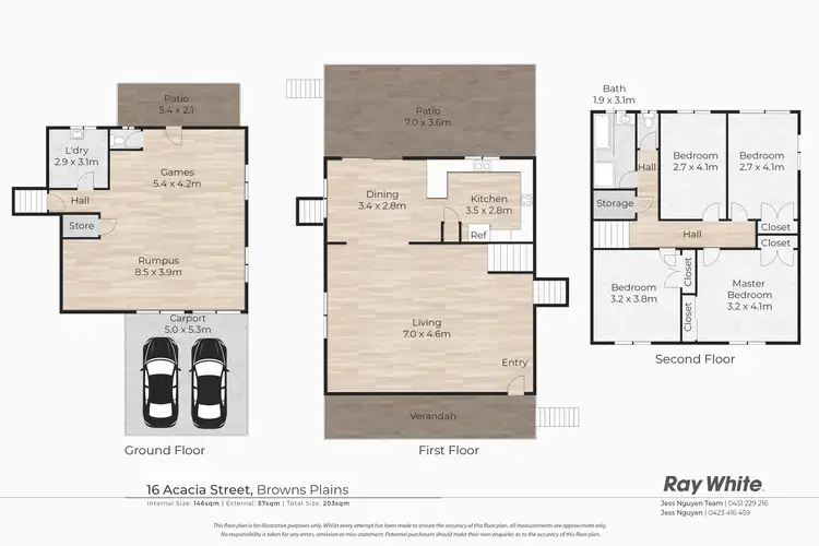Floorplan of Homely house listing, 16 Acacia Street, Browns Plains QLD 4118