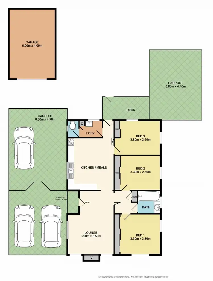 Floorplan of Homely house listing, 19 Afton Avenue, Benalla VIC 3672