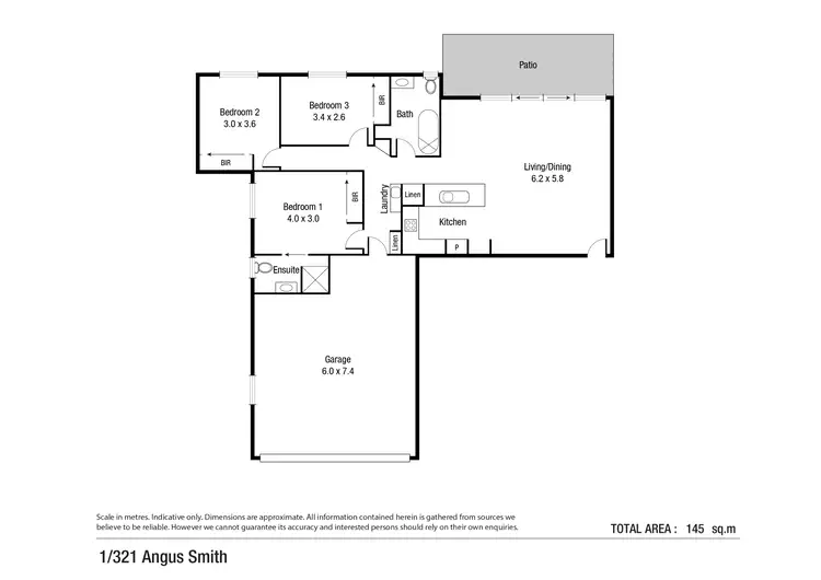 Floorplan of Homely apartment listing, 1/321 Angus Smith Drive, Douglas QLD 4814