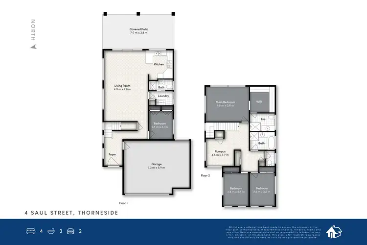 Floorplan of Homely house listing, 4 Saul Street, Thorneside QLD 4158