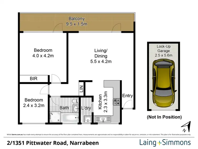Floorplan of Homely apartment listing, 2/1351 Pittwater Road, Narrabeen NSW 2101