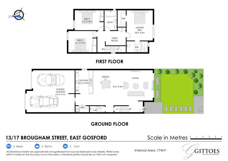 Floorplan of Homely townhouse listing, 12/17-21 Brougham Street, East Gosford NSW 2250