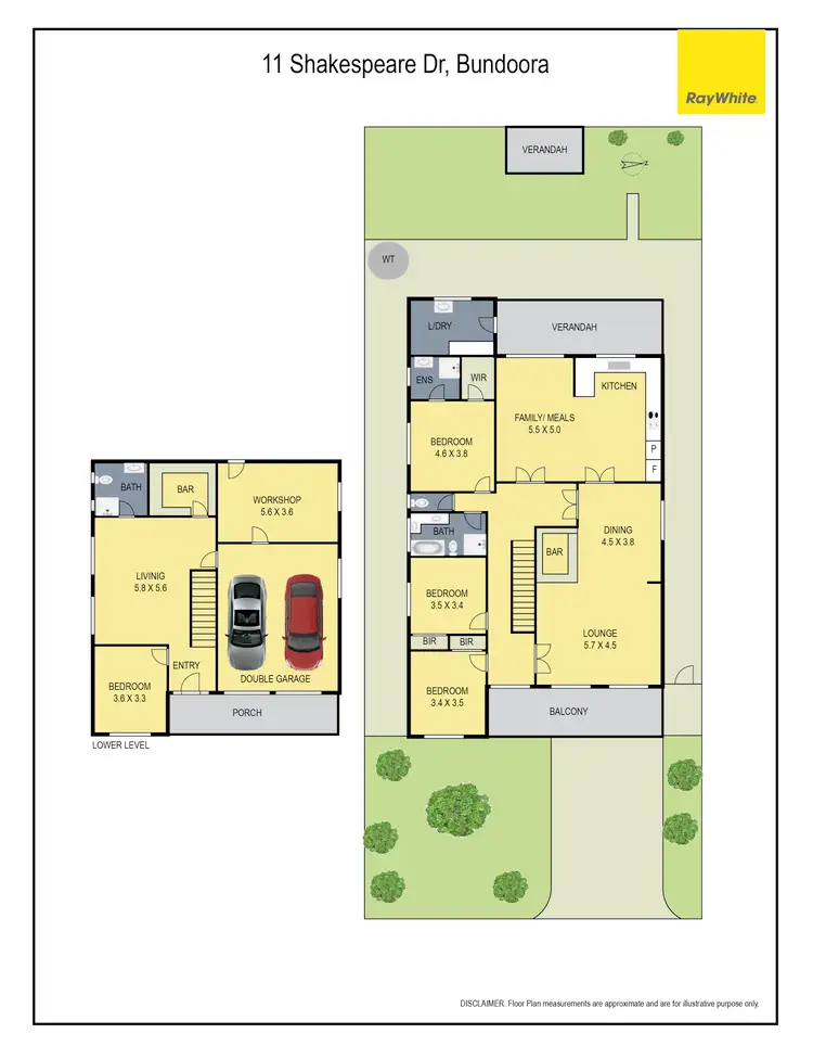 Floorplan of Homely house listing, 11 Shakespeare Drive, Bundoora VIC 3083