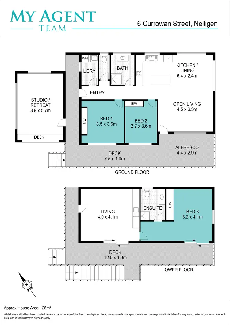 Floorplan of Homely house listing, 6 Currowan Street, Nelligen NSW 2536