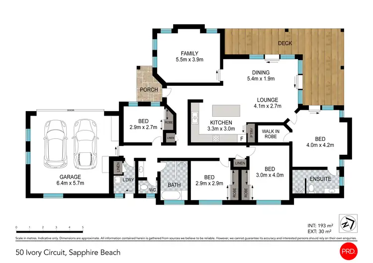 Floorplan of Homely house listing, 50 Ivory Cct, Sapphire Beach NSW 2450