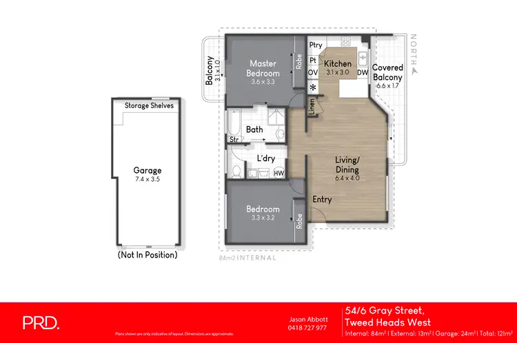 Floorplan of Homely unit listing, 54/6 Gray Street, Tweed Heads West NSW 2485