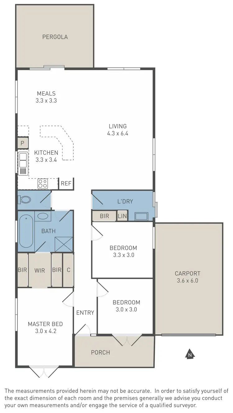 Floorplan of Homely house listing, 6 Epsom Place, Caroline Springs VIC 3023