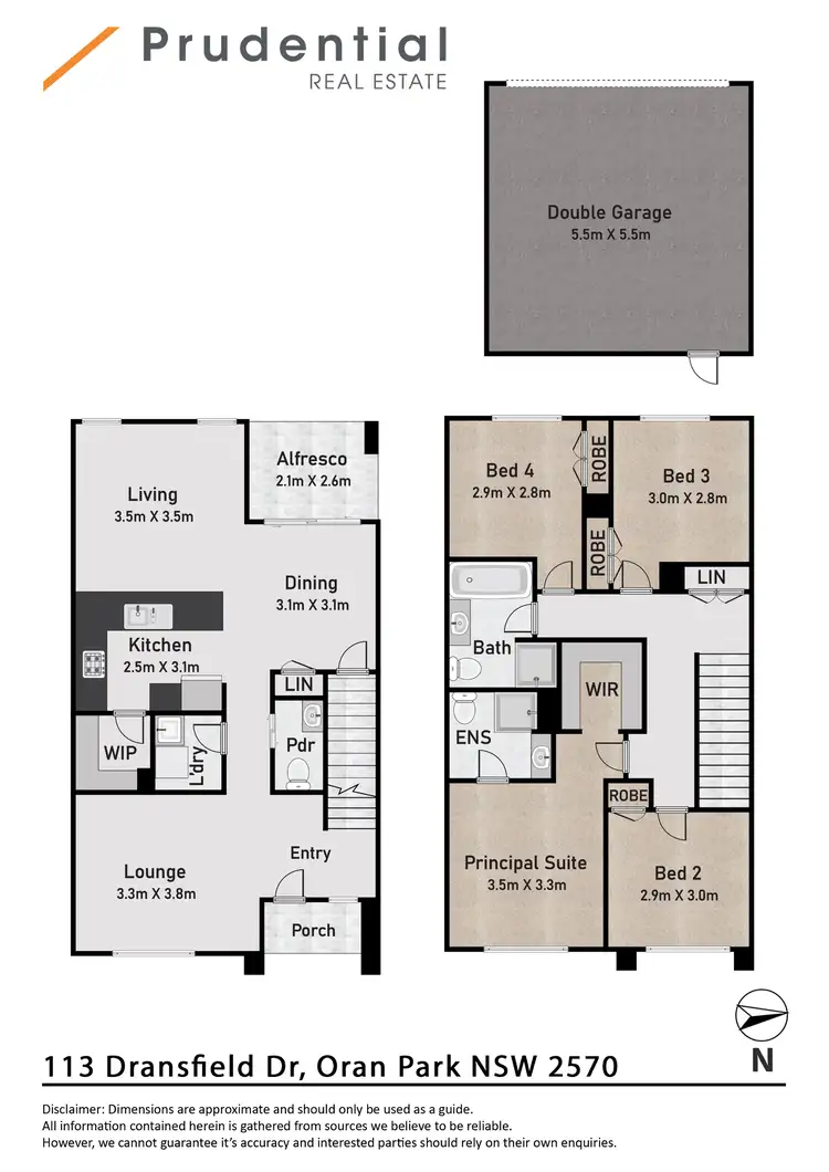 Floorplan of Homely house listing, 113 Dransfield Dr, Oran Park NSW 2570