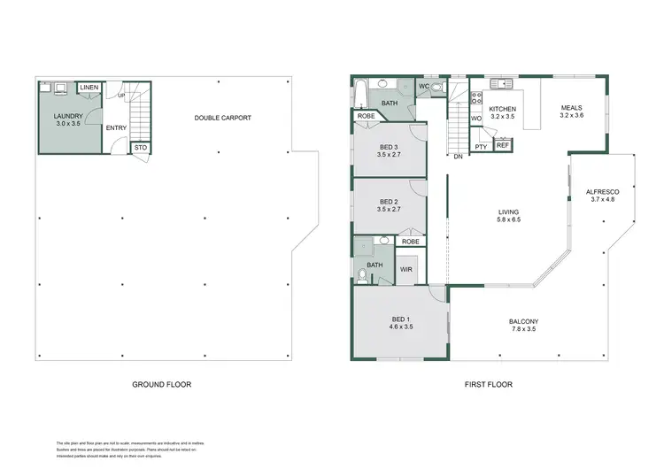 Floorplan of Homely rural property listing, 5 Greenhill Grove, Cardup WA 6122