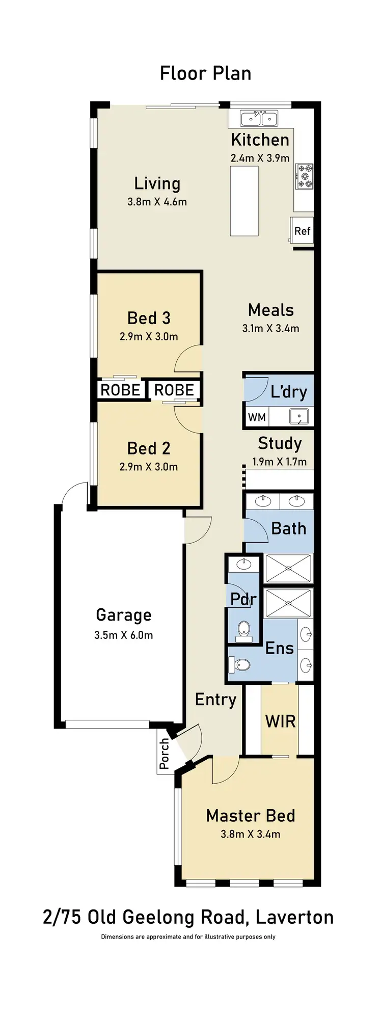 Floorplan of Homely house listing, 2/75 Old Geelong Road, Laverton VIC 3028