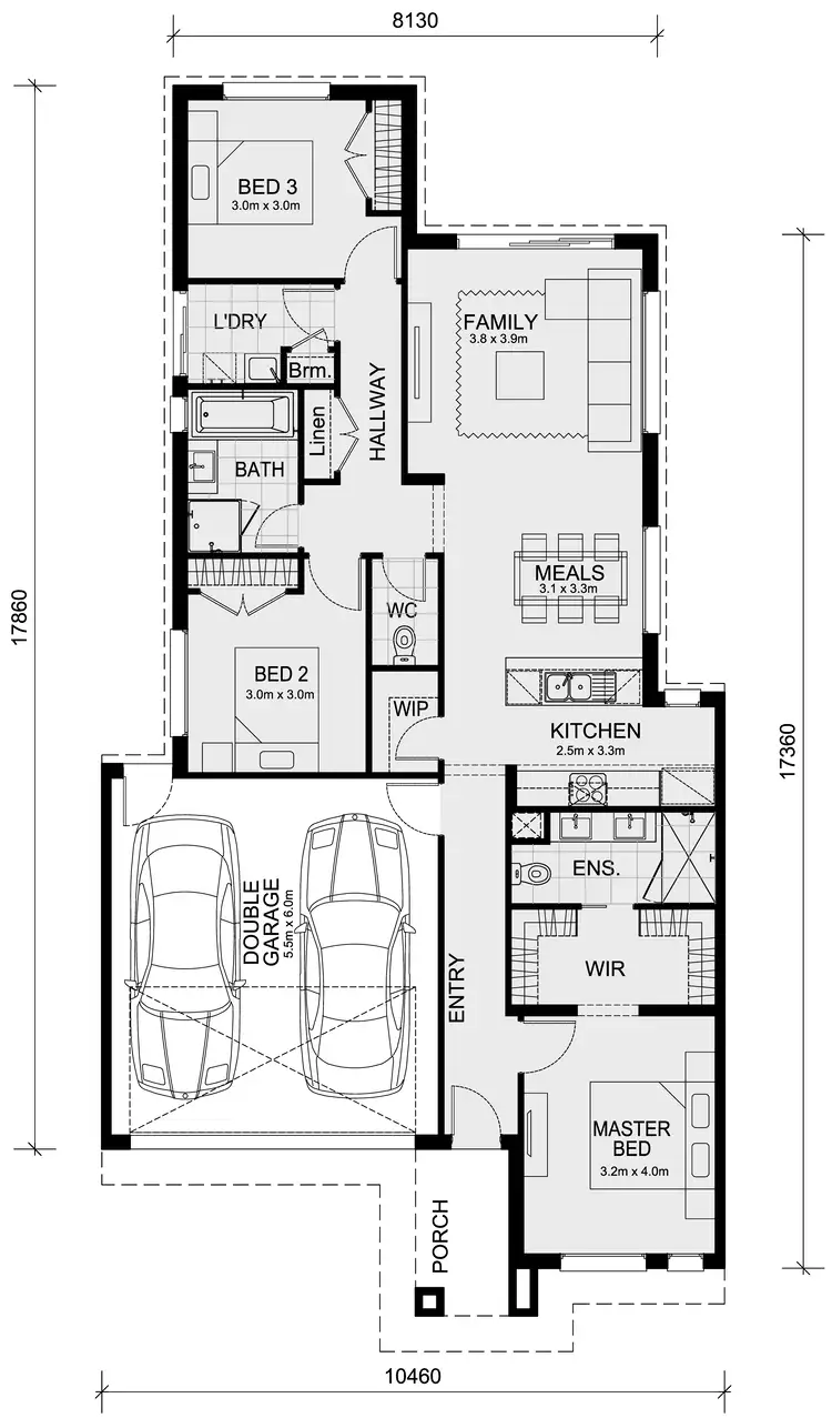 Floorplan of Homely house listing, LOT 965 Everbloom Crescent (Unity Park), Tarneit VIC 3029