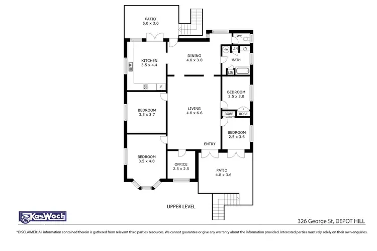 Floorplan of Homely house listing, 320-326 GEORGE STREET, Depot Hill QLD 4700