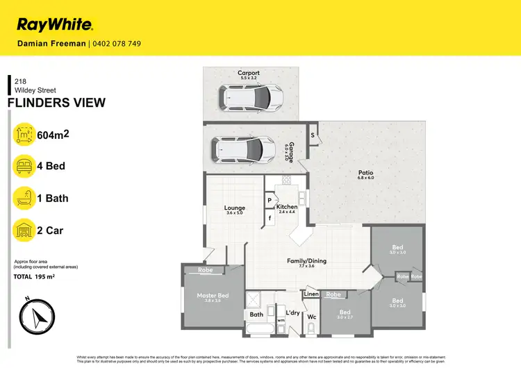 Floorplan of Homely house listing, 218 Wildey Street, Flinders View QLD 4305