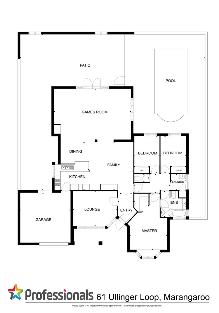 Floorplan of Homely house listing, 61 Ullinger Loop, Marangaroo WA 6064