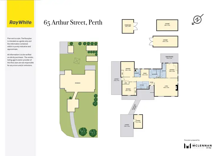Floorplan of Homely house listing, 65 Arthur Street, Perth TAS 7300