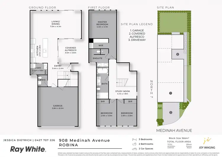 Floorplan of Homely house listing, 908 Medinah Avenue, Robina QLD 4226
