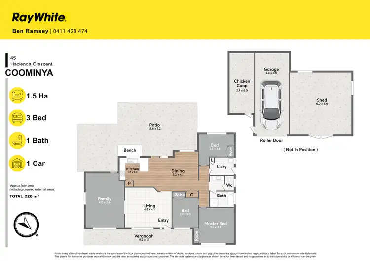 Floorplan of Homely house listing, 45 Hacienda Crescent, Coominya QLD 4311