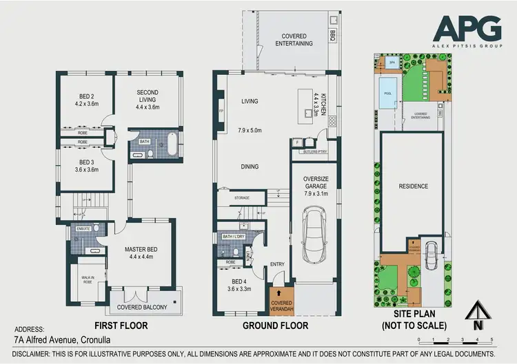 Floorplan of Homely other listing, 7A Alfred Avenue, Cronulla NSW 2230