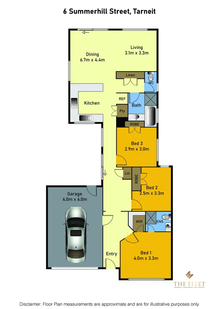 Floorplan of Homely house listing, 6 Summerhill Street, Tarneit VIC 3029