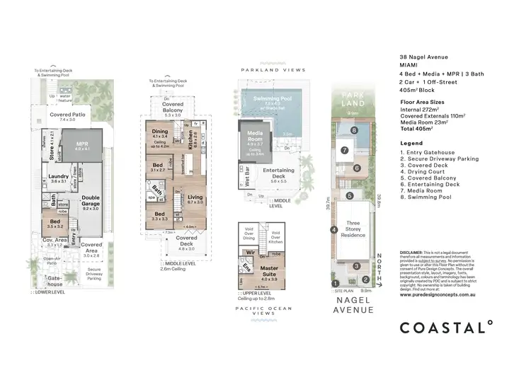Floorplan of Homely house listing, 38 Nagel Avenue, Miami QLD 4220