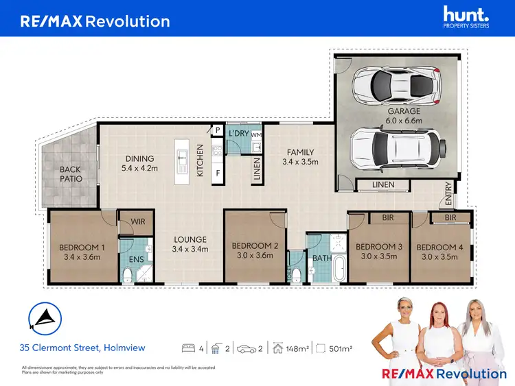 Floorplan of Homely house listing, 35 Clermont Street, Holmview QLD 4207