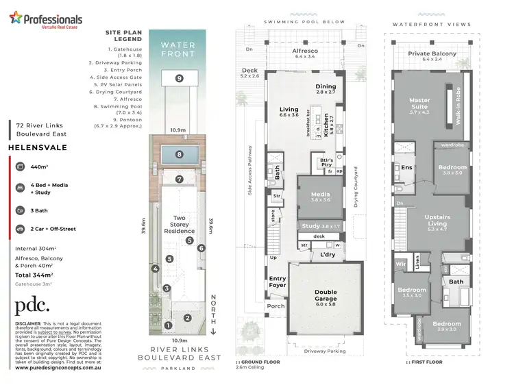 Floorplan of Homely house listing, 72 River Links Boulevard East, Helensvale QLD 4212