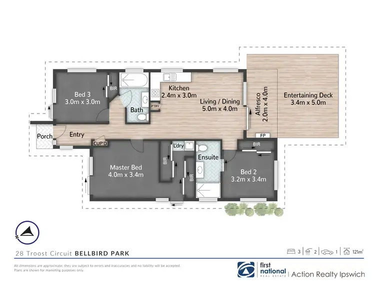 Floorplan of Homely house listing, 28 Troost Circuit, Bellbird Park QLD 4300