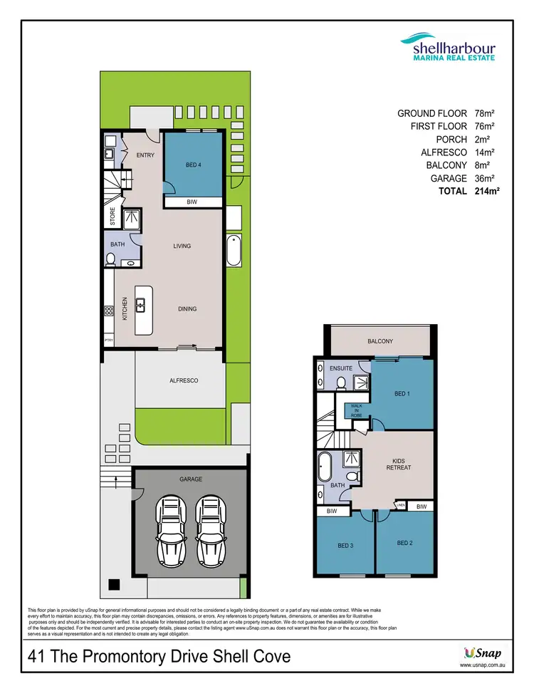 Floorplan of Homely house listing, 41 The Promontory Drive, Shell Cove NSW 2529