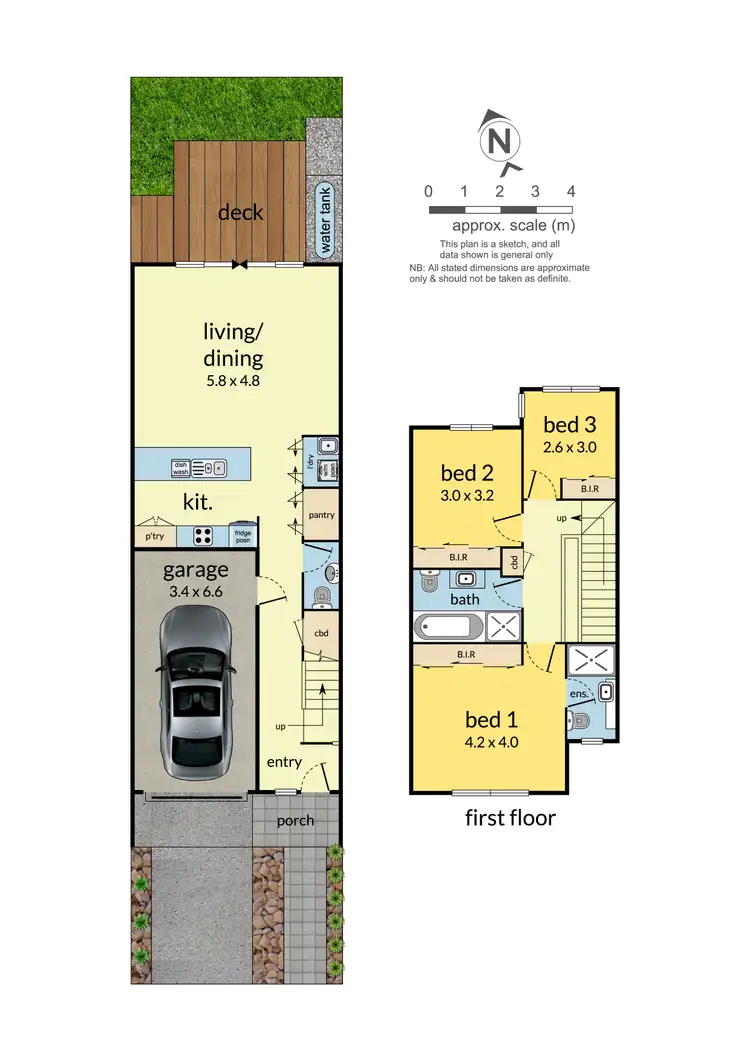Floorplan of Homely townhouse listing, 32 Richmond Circuit, Mulgrave VIC 3170