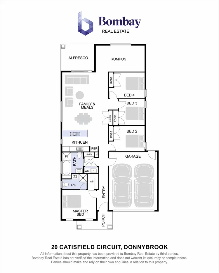 Floorplan of Homely house listing, 20 Catisfield Circuit, Donnybrook VIC 3064