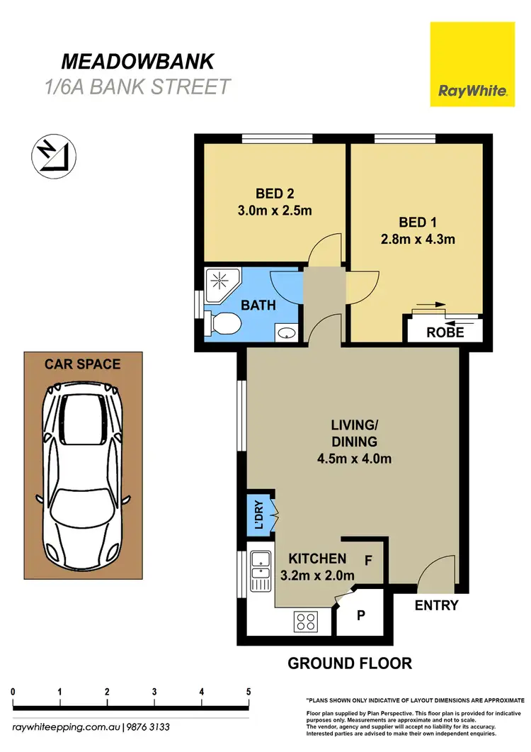Floorplan of Homely unit listing, 1/6A Bank Street, Meadowbank NSW 2114