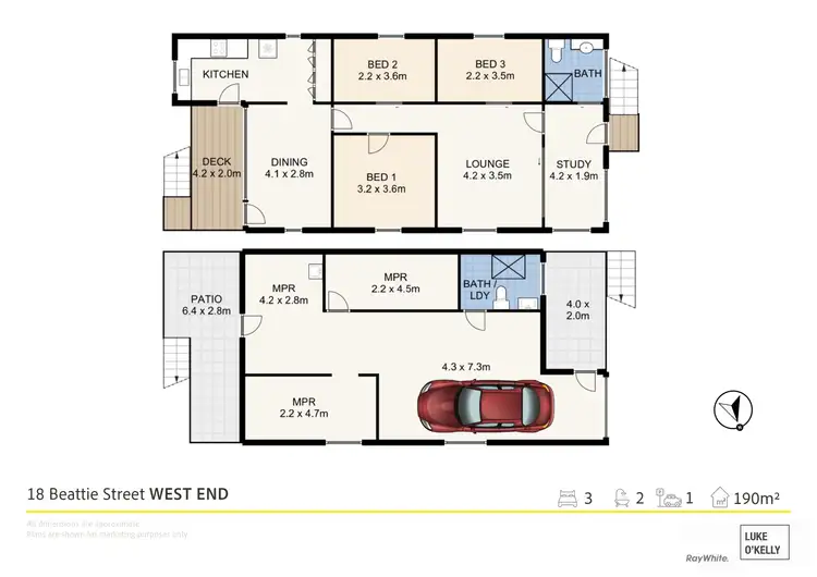 Floorplan of Homely house listing, 18 Beattie Street, West End QLD 4101