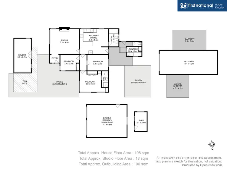 Floorplan of Homely house listing, 59 Sandfly Road, Margate TAS 7054
