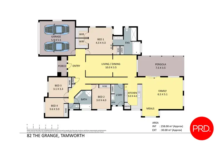 Floorplan of Homely house listing, 82 The Grange, Tamworth NSW 2340