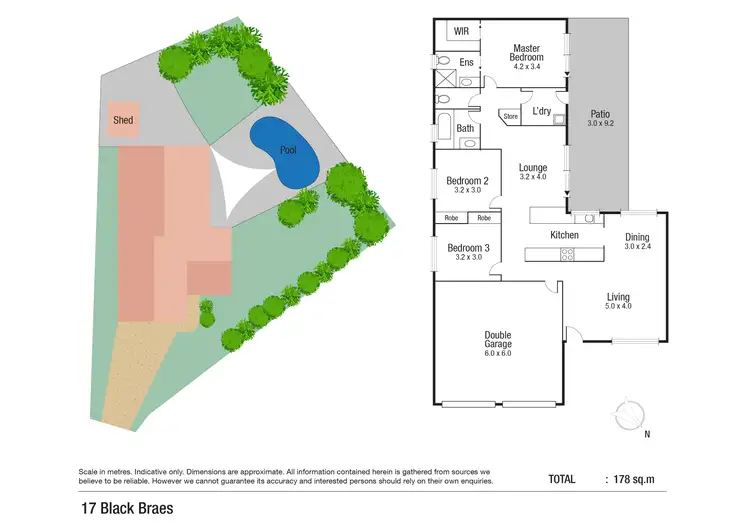 Floorplan of Homely house listing, 17 Black Braes Court, Mount Louisa QLD 4814